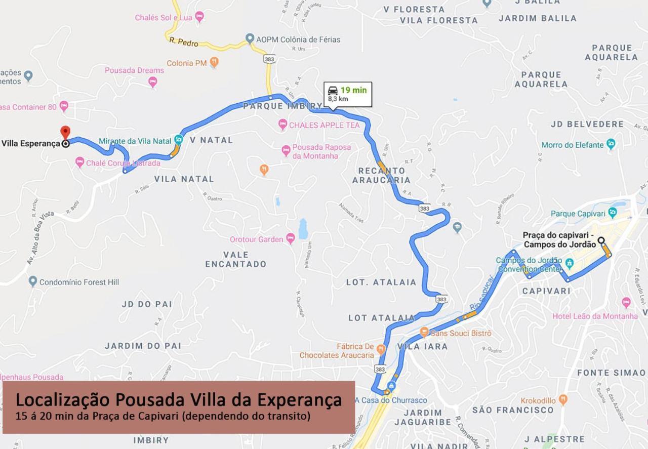 Villa Da Esperanca Campos do Jordão Kültér fotó